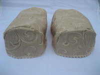 View Item Swirl Design Pair of Arm Caps (Beige)